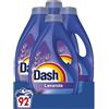 Dash Detersivo Liquido Lavatrice, 92 Lavaggi (4x23), Lavanda, Rimuove Le Macchie e Igienizza, Dona Freschezza, Brillantezza Per I Capi, Efficace Anche A Freddo E In Cicli Brevi