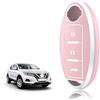 TOOMUME Cover Chiave TPU, Custodia Chiave Adatto per Nissan Qashqai J11 J12 Juke F15 Xtrail T32 Micra K13 K14 Infiniti Q50 QX60 EX35 FX45, Copri Chiavi Guscio Chiave Auto Telecomando - Bagagliaio