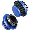 CarBole Filtro Aria Moto 35mm Bike sostituzione per 50cc 70cc 90cc 110cc 125cc Motocross Pocket Bike Scooter Quad (Blu)