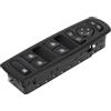 A ABSOPRO Interruttore Finestrino Elettrico Per Renault Megane 3 1pc | Nero, Plastica, Metallo, 13 Pin, 254000015R, Blocco/Sblocco Finestrino, Regolazione Specchietti, Laguna 3, Fluence Estate