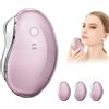 ZukQvrivelig Dispositivo anti rughe, 3 modalità collo, dispositivo di rassodamento del viso, dispositivi di tonificazione per il viso, Smart Led Massage Visage,Lifting Viso for Neck,Eye,Face and Body
