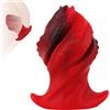 GKLWEJ Plug anale grande, dildo in silicone a forma di T, dildo realistico, plug anale morbido extra large, dilatatore anale, plug anale per donne uomini coppie, L