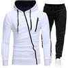 VPQILH Tuta Uomo Completa Tute da Ginnastica in Felpa con Cappuccio e Pantalone Set Tracksuit Completini Autunno Invernale Uomo Abbigliamento Sportivo Felpata Fitness Jogging Traspirante Tuta da Sportiva