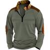 LDZYXY Offerte di Primavera Polo Uomo Basic Camicia Nera Regular Fit Cotone Magliette Intime XXXL Blusa Medievale Maglia Manica Corta Firmata (Verde, M)