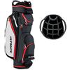 LIFEZEAL Borsa da Golf con Copertura Antipioggia, Sacca da Golf con 14 Divisori e 8 Tasche, Astuccio da Golf, Porta da Golf con Cerniera Borsa Termica, Custodia per Mazze da Golf (nero)