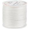 PH PandaHall 106m Filo Cotone Cerato 0.5 mm Cordoncino in Cotone Cerato Bianco Filo per Collane Fai Da Te per Bracciali per Creazione di Gioielli Artigianato Decorazioni