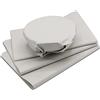 Febio Fogli di Carta Imballaggio Pacchi 64x44cm - 900g - Carta da pacchi bianca/cartoni imballaggio/scatoloni trasloco/trasloco imballaggi kit/fogli per cartamodelli/velina per pacchi