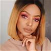 Huarisi 10 Inch Short U Part Wigs for Women None Lace Human Hair 1B30 Color Glueless Ombre Bob Wig with Black and Light Auburn Brown Show Your Natural Hairline