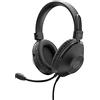 Trust Zaru Cuffie Professionali USB con Microfono, Comodi Padiglioni Over-Ear, Cavo di 2 Metri, per PC, Computer, Notebook, Skype, Smart Working, Teams, Videoconferenza, Zoom - Nero