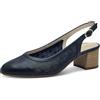 Tamaris Comfort décolleté slingback da donna in pelle eleganti, Bianco (White), 36 EU