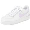 NIKE Air Force 1 Shadow, Sneaker Donna, Bianco Lilla Fioritura Photon Dust Bianco, 44 EU