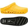Scholl Clog Evo Giallo + Scholl Solette Antistatiche PRO in Memory Cushion per Clog Evo - Giallo/Nero