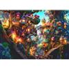 MOJIGE Puzzle 1000 pezzi, puzzle per adulti, un puzzle impegnativo, giochi di puzzle per tutto per le donne, regali per gli uomini, Tema: case sull'albero di fantasia