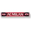ACM 1899 Sciarpa Jacquard AC Milan, grafica rossonera con scritta UNICO AMORE SEI in bianco, prodotto ufficiale 100% acrilico, Made in Italy