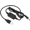 PATIKIL 9W 2A USB Step Up Tensione Convertitore, DC 5V a DC 9V Alimentazione Fornitura Adattatore Jack 5.5x2.5mm Cavo per Router LED Lampada Altoparlanti