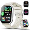 WeurGhy Smartwatch Uomo Donna, Nuove 1.85Orologio Smartwatch con Chiamata Bluetooth,112+ Sportive Orologio Fitness con Sonno/Cardiofrequenzimetro/Contapassi, Impermeabil IP68 Smart Watch per iOS Android
