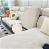 LJQAIZYL Copri Seduta per Divano Impermeabile Separati Coprisedile Divano con Penisola AntiGraffio Gatto Copriseduta Divano 3/4/2/1 Posti Jacquard Copri Cuscino Divano Antimacchia,whiteB-3-seater-X（135-165cm)