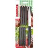 Kaimano KDN041809N Dinamik Coltelli Bistecca, Acciaio Inossidabile, Nero, 9 unità