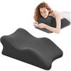 Balakaka Cuscino per Gambe 60×36×24 cm, Cuscino Gambe Federa Lavabile, Cuscino Alza Gambe per Circolazione Gonfiore Recupero da Chirurgia e Lesioni Sollievo per Gambe Pesanti, Grigio scuro