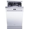 Midea SF 5.45NW10C Lavastoviglie 45 cm freestanding & sottopiano 10 controsoffitto, 7 programmi, lavastoviglie 45 cm con WIFI, 44 db, ritardo di avviamento, apertura automatica della porta, 63 kWh/100