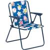 Best Migliore 35210020 Bambini Camping Sedia Pieghevole, Blu