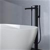 Duravit Manhattan rubinetto vasca, installazione a pavimento, miscelatore monocomando, MH5250000046, Manhattan nero opaco [Rubinetteria Bagno > Rubinetteria Vasca]