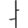 Duravit Universal asta saliscendi, con mensola, UV0600015046, Universal nero opaco [Rubinetteria Bagno > Doccette / Supporti]