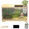 Generico Kit Per Acquario Pesci Rossii, Acquario Acqua Salata, Creativo Acquario Con Cestino, Acquario Acqua Salata Completo, Acquario Pesci Completo Per Guppy, Pesci, Creativo Ed Elegante
