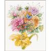 Lanarte Kit Punto Croce Contato IL PREFERITO DELLE FARFALLE Decorativi Per Pareti ca. 28 x 38 cm Set Fai Da Te Creativo Adulti Ricamo Casa Decor Arte Da Parete Kit Per Hobby Cross Stitch