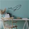 Wallity Hanah Home Elegante accessorio decorativo da parete in metallo, 50 x 25 cm, 100% metallo (spessore 1,5 mm), facile da montare a parete, perfetto per la decorazione moderna della casa