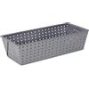 patisse 03501, Stampo per pane perforato, Stampo per panini in acciaio rivestito, Anti adesivo Silver-Top, 25 x 12 cm, grigio argento