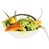 Flair Flower Fiori artificiali in seta Tulipano Calla Hortensie Gerbera in ciotola di seta come una vera decorazione da tavolo per matrimoni, feste, regali, fiori artificiali, decorazione floreale