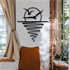 Wallity Hanah Home Elegante accessorio decorativo da parete in metallo, 51 x 54,5 cm, 100% metallo, spessore 1,2 mm, perfetto per decorazioni moderne per la casa e arte da parete unica