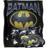 LOGOVISION The Flash Batman Batmobile Coperta super morbida al tatto setoso - 152 x 127 cm