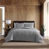 Eddie Bauer Duvet Cover Set Copripiumino Preston, Flanella Cotone, Grigio Scuro, Coppia