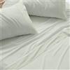 Burrito Blanco Set di Lenzuola, Cotone, 50% Poliestere, Oliva, Ancho de 180