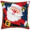 VERVACO Kit Cuscino Punto Croce BABBO NATALE Set Ricamo Principianti Cuscini Gobelin Decorativi ca. 40 x 40 cm Accessori Per Lavoretti Creativi DIY Casa Decor Hobby Adulti Cross Stitch