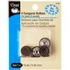 Dritz(R - Bottoni per Salopette in Ottone Anticato