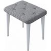 Atelier Del Sofa Pouf alla moda, colore nero e bianco, 45 x 45 x 35 cm, 100% melamina rivestita, spessore 18 mm, perfetto per ambienti moderni e bedrooms