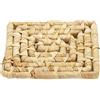 Home Deco Factory, KA6355, Sottopentola Intrecciato 15 cm - Elegante e Pratico Accessorio per la Tavola - Ideale per Piatti Caldi - Design Naturale - Beige