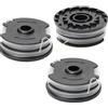 ERHUO 3 pezzi Bobina per decespugliatori e Linea compatibili con Parkside PRT 550 A1 tagliabordi, 8,2 m 0,2 cm di Ricambio per Bobina, Bobina sostituibile per PRT 550 A1/A3 PRTA 20-Li B2