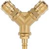 Poppstar Distributore aria compressa a 2 vie con raccordi rapidi 3/8 (attacco aria compressa standard NW 7.2)
