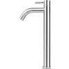 Minnhua Rubinetto Bagno Lavabo Miscelatore Lavabo Bagno a Freddo Rubinetto Bidet a Gomito Rubinetto Bagno Alto in Acciaio Inox Miscelatore Bidet Spazzolato Miscelatore Monocomando per Bagno Argento