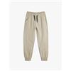Koton Basic Jogger Sweatpants Pockets Drawstring Cotton, Pantaloni della Tuta Ragazzi, Beige(052),