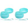 Garneck Handso Porta Saponetta Con Spazzola in Silicone Per Corpo - Spugna Esfoliante Rotonda Per Massaggio e Lavaggio Del Corpo - Accessorio Da Bagno Pratico e Funzionale