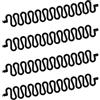 CENPEK 12 pezzi di plastica marrone a forma di onde di pesce strumento treccia per capelli francesi treccia trecciatura accessori per capelli fai da te