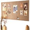 Rokeblau Lavagna grande in sughero personalizzata, 120 x 80 cm, bacheca decorativa in feltro, spessore 0,9 cm, pieghevole con nastro adesivo