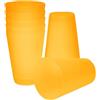 S&S-Shop Bicchiere da 400 ml, colore e quantità a scelta, in plastica rigida per feste, bicchieri per bambini, bicchieri di plastica impilabili da 0,4 l, bicchieri di plastica riutilizzabili e