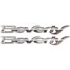 labelbike - 2 Adesivi 3D Moto Scooter Scritta Beverly in Resina compatibile con PIAGGIO 125-300-350 dal 2010