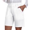 MoFiz Pantaloncini Donna Estivi Shorts Eleganti Lavoro Ufficio Pantaloni Corti Elastico in Vita Shorts Bermuda Casual con 4 Tasche Blu Marino Taglia EU L